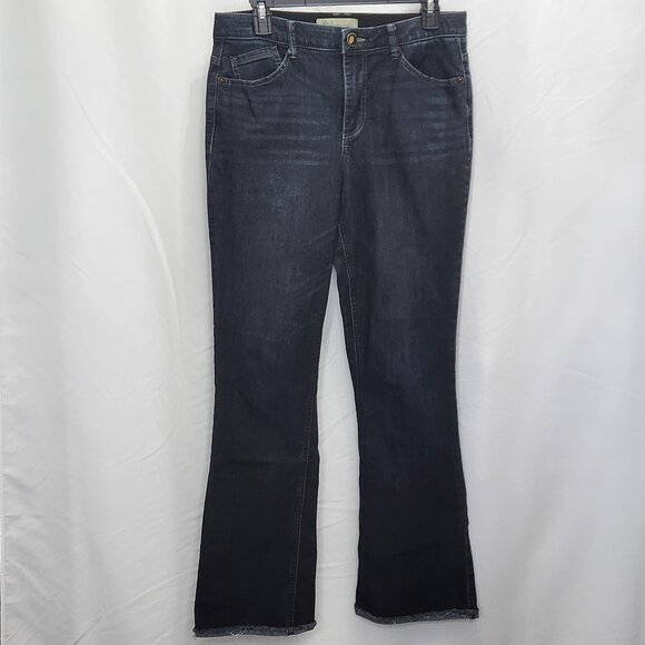 Democracy Ab Technology Bootcut Jeans Womens 8 Blue Stretch Tummy Panel P01X - Picture 1 of 8